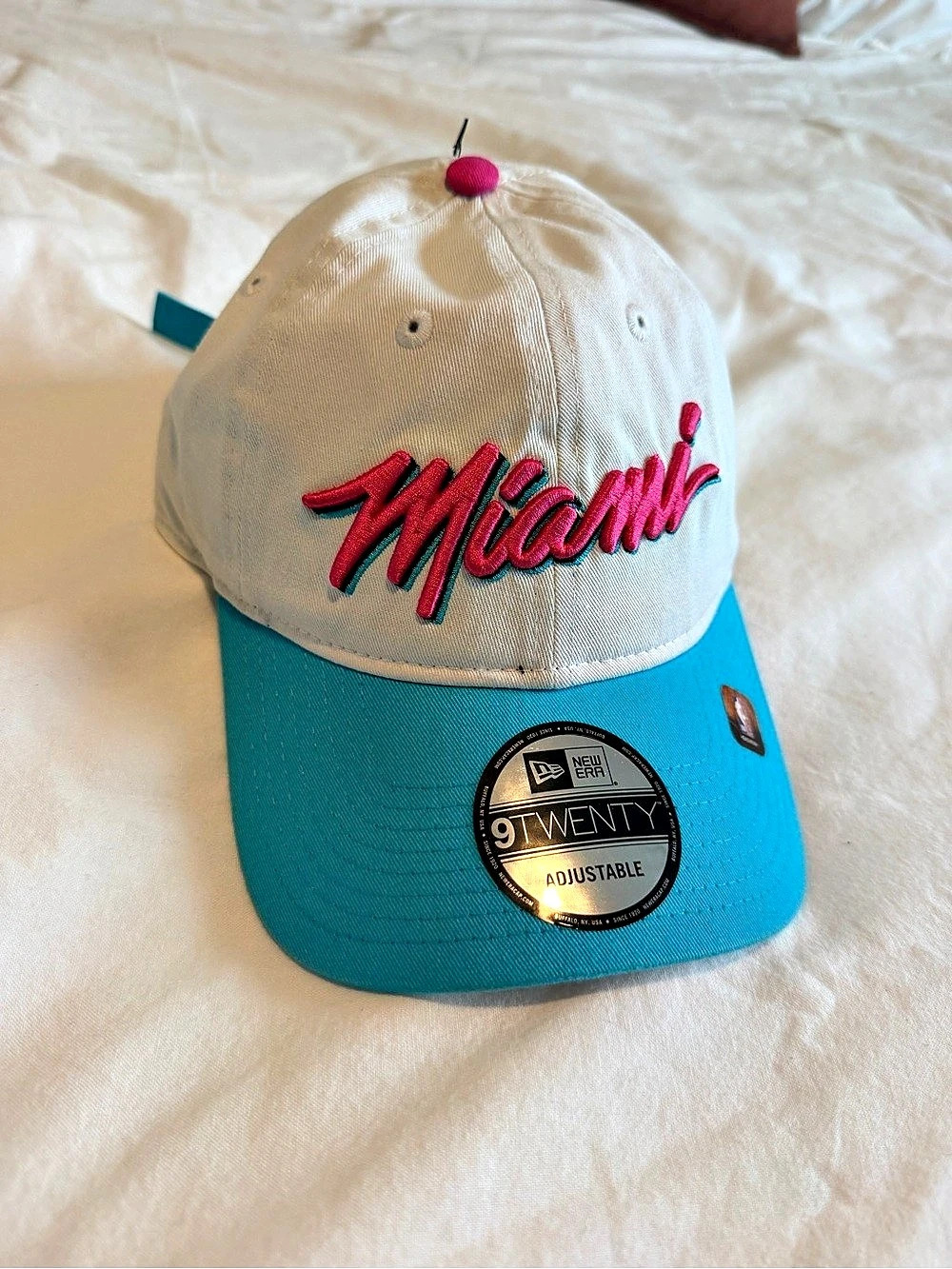 NWT New Era 9TWENTY Miami Heat City Edition Adjustable Hat